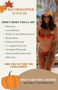 Fall Challenge Workout + Meal Plan